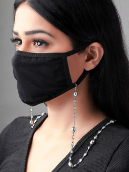 Joules By Radhika - Grey Multipurpose Mask Chain