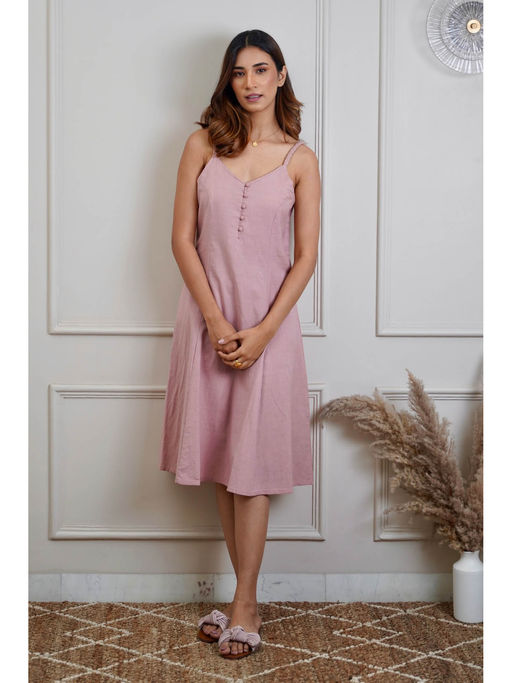 knee length dresses for ladies Kate Linen Dress main image 1