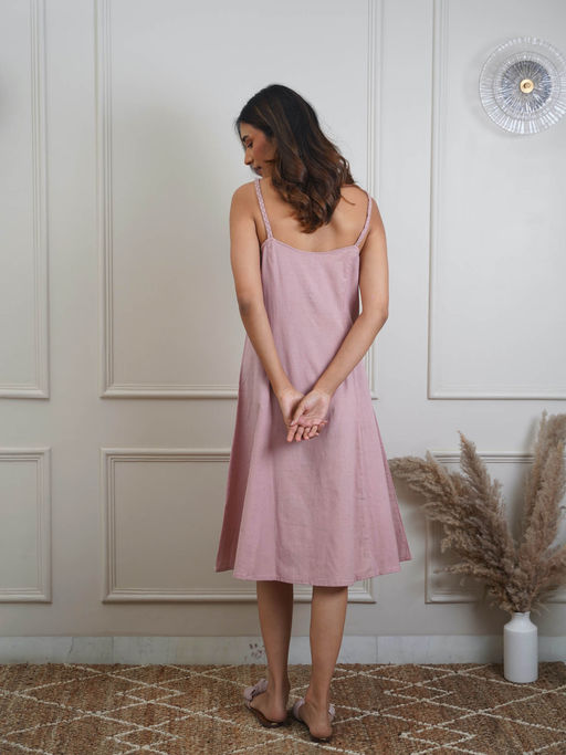 Buy COSSET CLOTHING Rose Kate Linen Dress Online