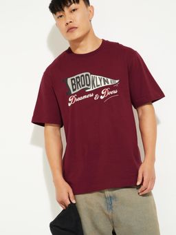 max - URB_N Men Graphic Printed T-shirt - Red