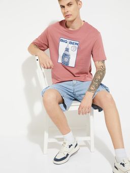 max - URB_N Men Printed T-shirt - Red