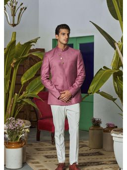 Philocaly - Aloka Regular Plain Mauve Bandh Gala