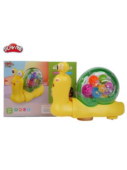 Play Me - Moving Snail With Sound and Light, All Directions Rotate Toy (3-12 Years)