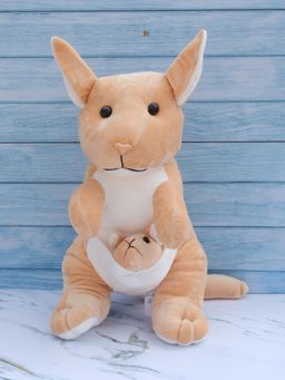 DukieKooky - Super Cute & Adorable Brown Kangaroo Soft Toy (2-6 Years)