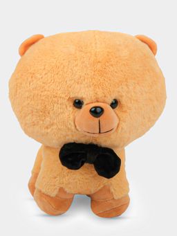 DukieKooky - Super Cute & Adorable Brown Teddy Bear with Bow Tie Plush Toy (2-6 Years)