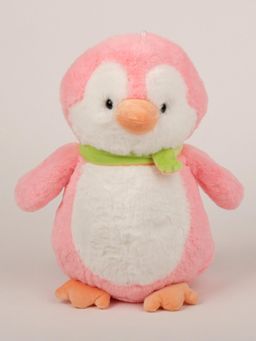 DukieKooky - Super Cute & Adorable Pink Penguin with Green Scarf Plush Soft Toy (2-6 Years)