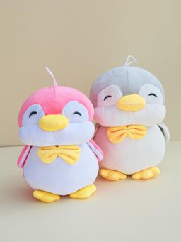 DukieKooky - Super Cute & Adorable Pink Penguin Soft Toys (Pack of 2) (2-6 Years)