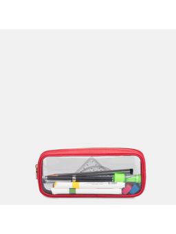 Gioia - Pencil Pouch Clear Red