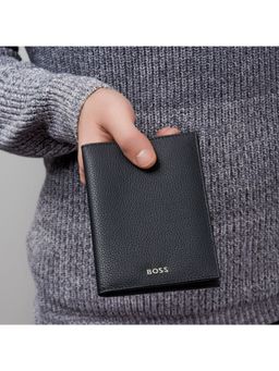 Hugo Boss - Passport Holder Classic Grained - Black