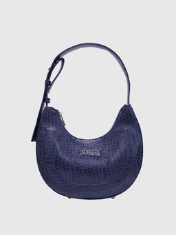THE HOLISTIK - Blue Textured Leather Handbag and Coin Pouch
