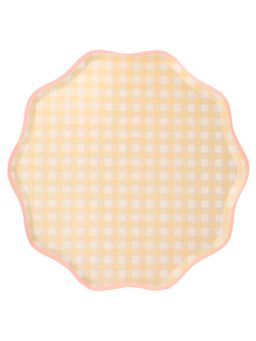 Meri Meri - Gingham Dinner Plates (Pack Of 12)