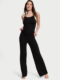 Victoria's Secret - Black Ribbed Modal Cami and Pant (Set of 2)