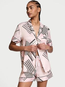Victoria's Secret - Pink Modal Soft Long Shirt & Shorts (Set of 2)