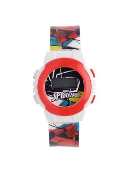 Marvel - Spiderman Digital Watch Easy-Read Dial Water-Resistant Shockproof Red