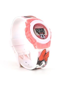 Disney - Minnie Mouse Kids Digital Watch Easy-Read Water-Resistant Pink