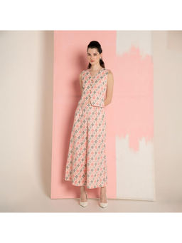 EKOHUM - Ikat Cotton Flex Pink Co-Ord Set