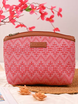 Visual Echoes - Chevron Red Multi-Utility Pouch