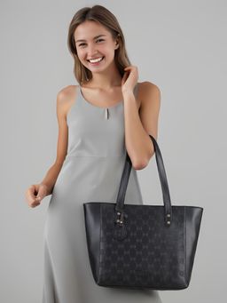 Toteteca - Black Lux Shoulder Bag