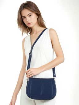 Toteteca - Navy Blue Classic Sling Bag