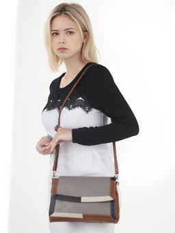 Toteteca - Grey Lux Sling Bag