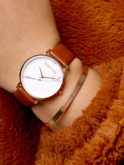 Joker and Witch - Joker & Witch Hannah Gemini Watch Bracelet Stack For Women (Set 0f 2)