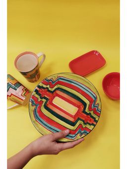 Freedom Tree - Taram Ceramic Cake Stand Multicolor