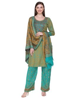 Kidar - Women Unstitched Acrylic Winter Wear Suit (Set of 3)
