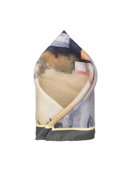 The Tie Hub - Aesthetic City Print Silk Pocket Square