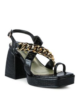 London Rag - Textured Black Heels