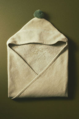 H&M - Green Hooded Bath Towel