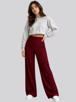 Twenty Dresses by Nykaa Fashion - Women Full Length Wide Leg Trousers