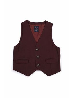Allen Solly Junior - Maroon Waistcoat