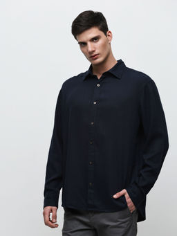 Selected - Dark Navy Blue Full Sleeves Shirt