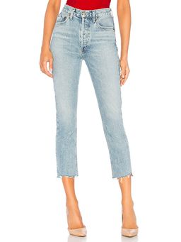 AGOLDE - Riley High Rise Straight Crop