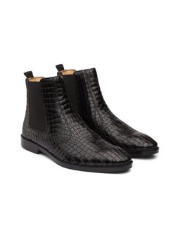 DABLR SHOES - Bolton - Black Leather Chelsea Boot