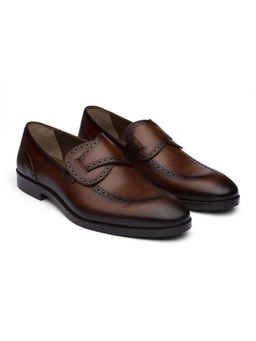 DABLR SHOES - Roma - Chestnut Brown Leather Shoes