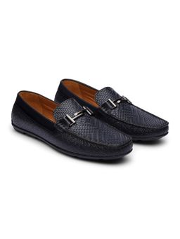 DABLR SHOES - Sofia - Navy Blue Leather Shoes