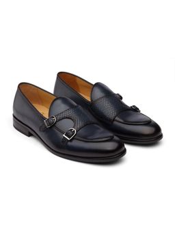 DABLR SHOES - Valencia - Blue Leather Shoes