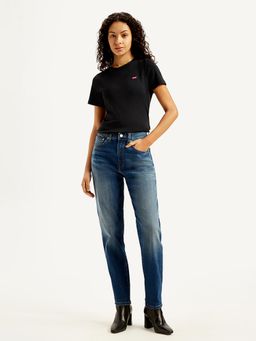 Levi's - Womens High Rise Slim Fit Blue Jeans