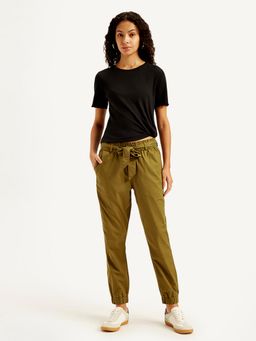 Levi's - Womens High Rise Khaki Regular Fit Joggers