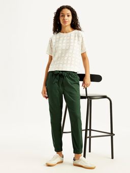 Levi's - Womens High Rise Green Regular Fit Joggers