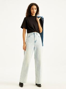 Levi's - Womens High Rise Loose Fit Light Blue Jeans