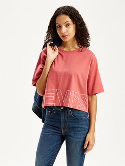 Levi's - Womens Brand Logo Loose Fit T-Shirt