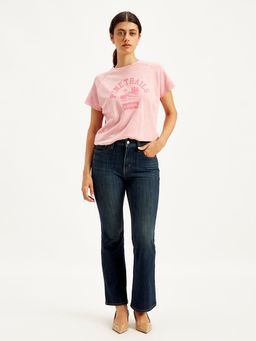 Levi's - Womens High Rise 726 Slim Fit Dark Blue Jeans