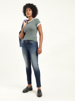 Levi's - Womens Mid Rise 711 Skinny Fit Jeans