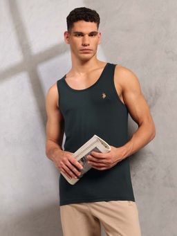 U.S. POLO ASSN. - Green Solid Vest