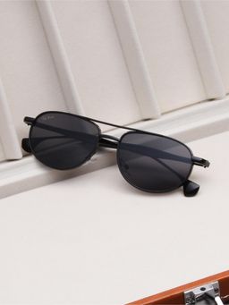 TED SMITH - Grey Aviator Sunglasses 100% Uv Protected Men & Women