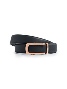 CAZZANO - Men Leather Belt With Slider Buckle