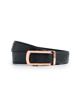 CAZZANO - Men Leather Belt With Slider Buckle