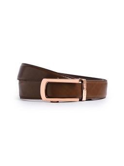 CAZZANO - Men Leather Belt With Slider Buckle